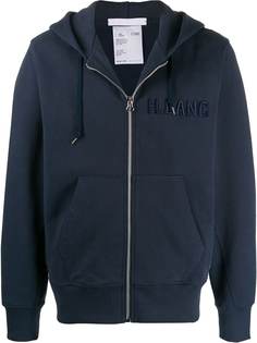 Helmut Lang толстовка с капюшоном и вышитым логотипом