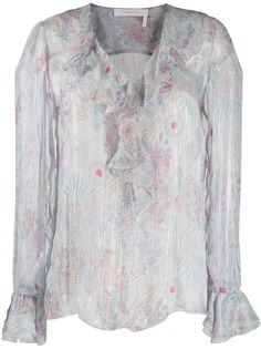 See By Chloé шифоновая блузка с цветочным принтом
