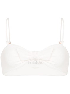 Frankies Bikinis лиф бикини бандо Enzo с завязкой спереди
