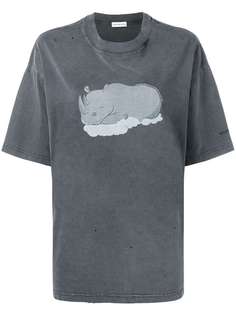 Balenciaga футболка с изображением носорога