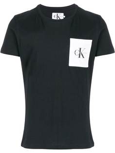 Calvin Klein Jeans футболка с нашивкой-логотипом