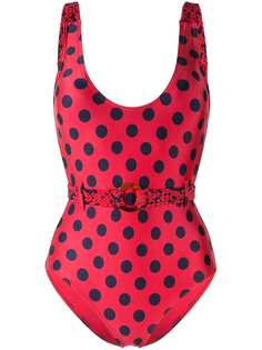 Duskii Cerise braided one piece