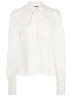 Alexis pussybow long-sleeve blouse