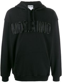 Moschino худи на молнии с логотипом
