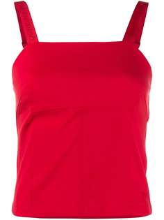 Calvin Klein Jeans креповый топ без рукавов