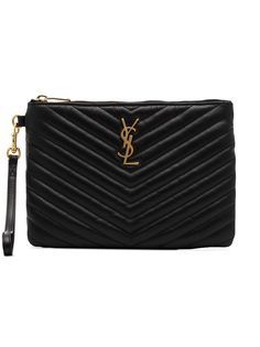 Saint Laurent стеганый клатч