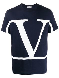 Valentino футболка с логотипом VLogo