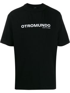 Marcelo Burlon County Of Milan футболка Otromundo с логотипом
