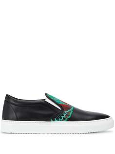 Marcelo Burlon County Of Milan слипоны с вышивкой