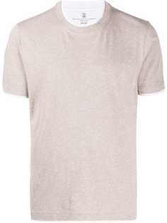 Brunello Cucinelli двухслойная футболка