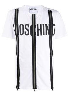 Moschino zip detail T-shirt