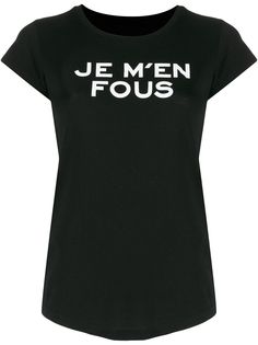 Zadig&Voltaire футболка Je Men Fous с принтом