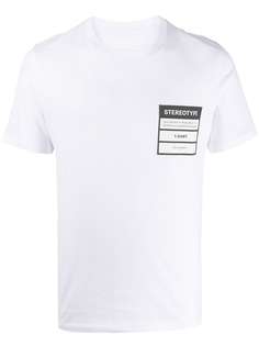 Maison Margiela футболка с нашивкой Stereotype
