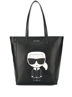 Karl Lagerfeld сумка-шопер с нашивкой-логотипом