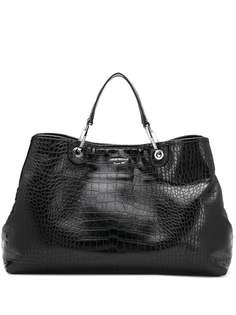 Emporio Armani сумка-тоут с тиснением под кожу крокодила