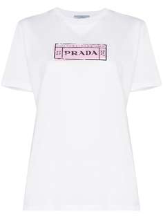 Prada футболка с логотипом