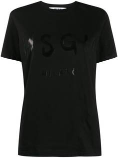 MSGM футболка с логотипом