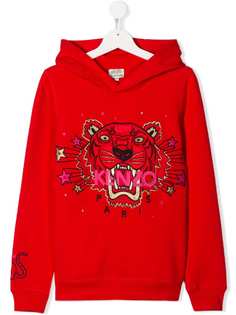 Kenzo Kids худи с вышивкой Tiger