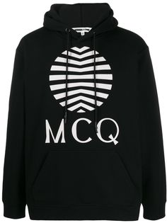 McQ Alexander McQueen logo-print hooded sweatshirt
