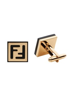 Fendi enamel logo cufflinks