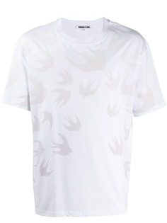 McQ Alexander McQueen swallow-print oversized T-shirt