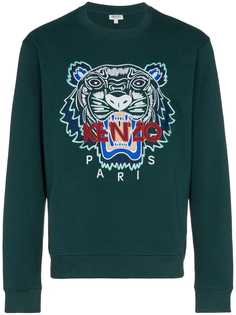Kenzo толстовка с вышитым тигром