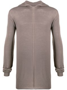 Rick Owens slim-fit virgin wool hoodie