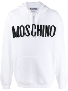 Moschino худи на молнии с логотипом