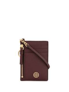Tory Burch Robinson logo plaque cardholder