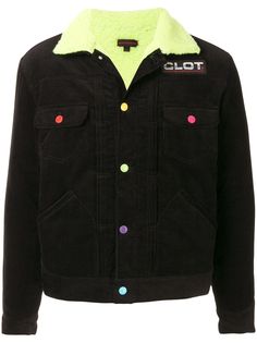 CLOT вельветовая куртка с контрастным воротником