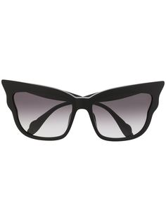 Blumarine cat eye scalloped sunglasses