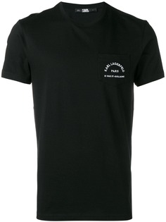 Karl Lagerfeld футболка с нагрудным карманом
