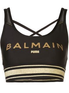 Puma топ без рукавов с логотипом из коллаборации с Balmain