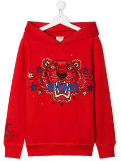 Kenzo Kids худи с вышивкой Tiger