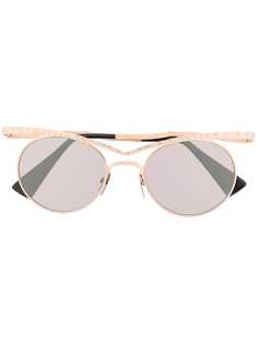 Kuboraum round frame sunglasses