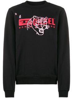 Diesel свитер с длинными рукавами и логотипом