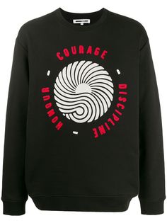 McQ Alexander McQueen spiral embroidered sweatshirt