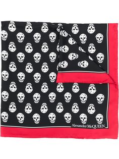 Alexander McQueen шарф с декором Skull