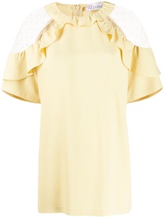 Red Valentino sheer detail blouse