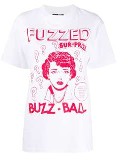 McQ Alexander McQueen Fuzzed graphic-print T-shirt