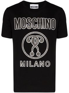 Moschino футболка с логотипом