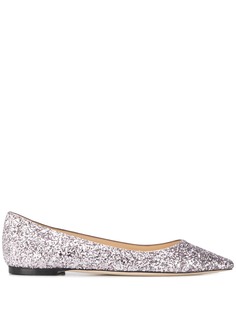 Jimmy Choo Romy glittered pumps