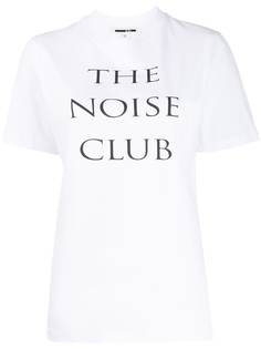 McQ Alexander McQueen Noise Club print T-shirt