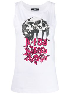 Diesel skull print T-shirt