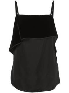 Helmut Lang топ без рукавов с клапаном