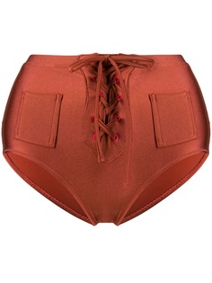 Solid & Striped Penny lace-up bikini bottoms