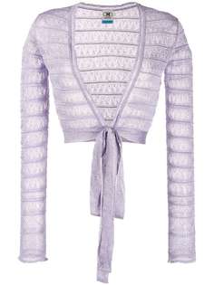 M Missoni cropped lace jacket