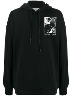 McQ Alexander McQueen oversized Fuzzed Out print hoodie