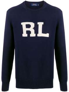 Polo Ralph Lauren джемпер вязки интарсия с монограммой