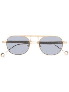 Études Candidate round frame sunglasses